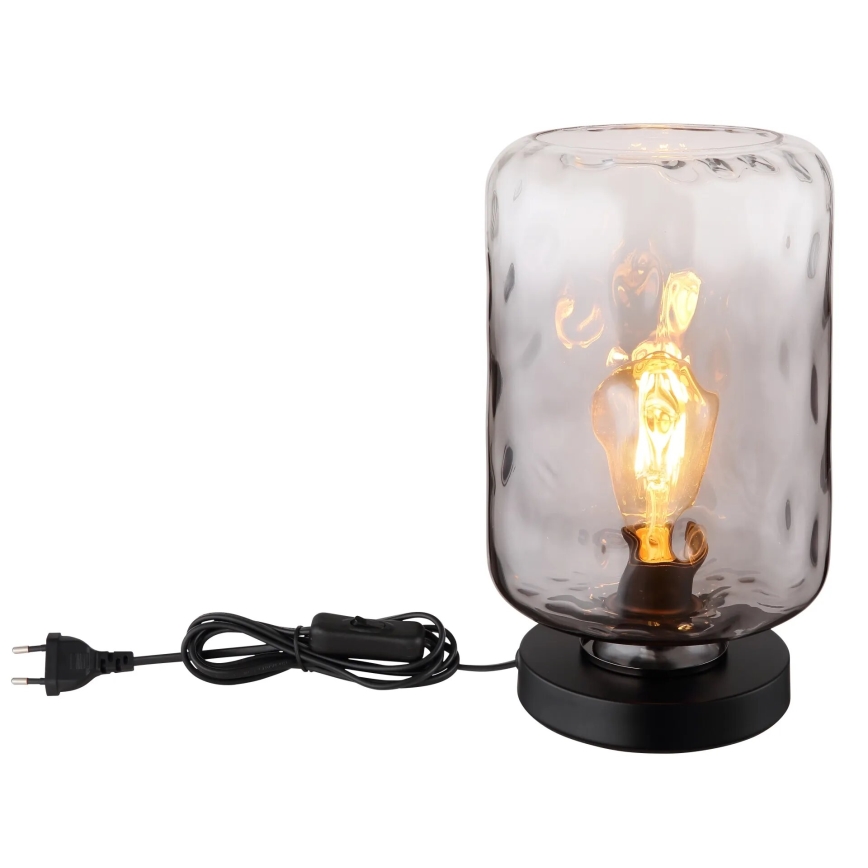Globo - Stolna lampa 1xE27/60W/230V siva