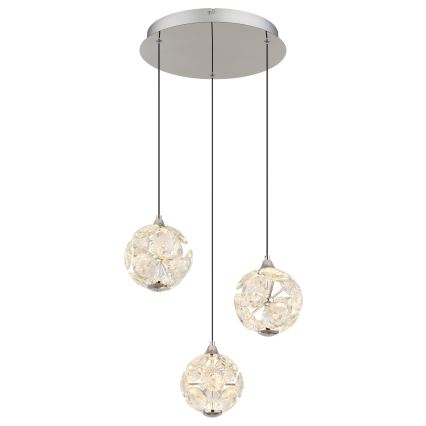Globo - LED luster na sajli LED/24W/230V
