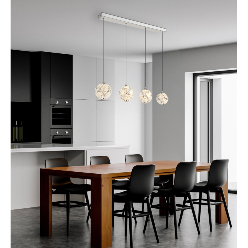Globo - LED luster na sajli LED/32W/230V