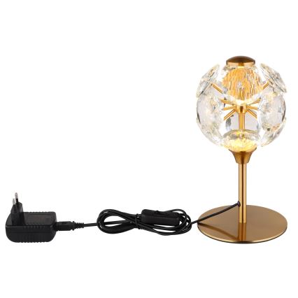 Globo - stolna LED svjetiljka 8W/230V 3000K zlatna