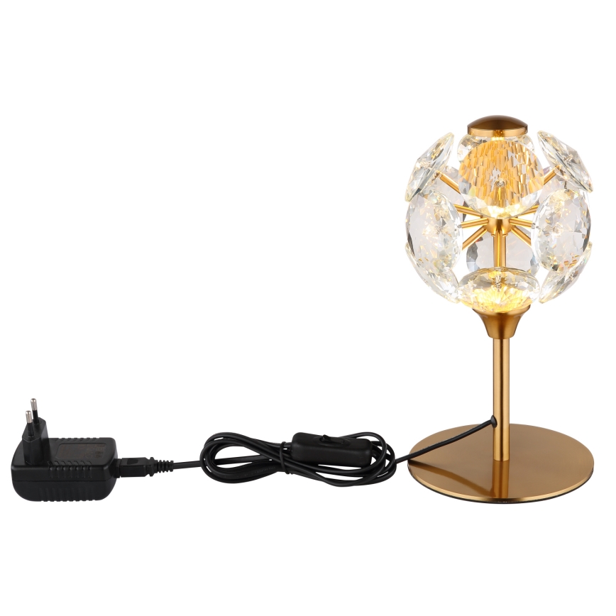 Globo - stolna LED svjetiljka 8W/230V 3000K zlatna