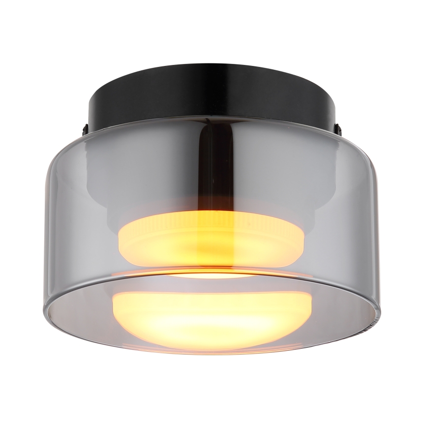 Globo - LED Stropna svjetiljka 1xGX53/6W/230V pr. 13 cm dimna/crna