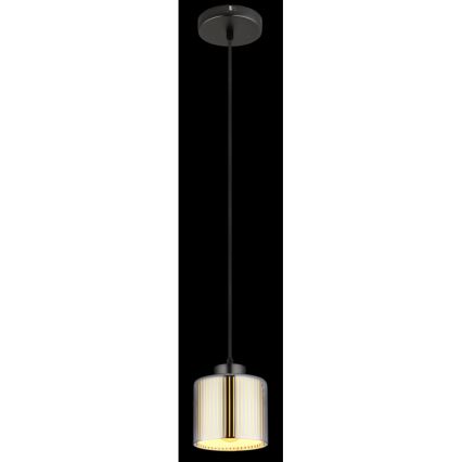 Globo - Luster na sajli 1xE27/60W/230V sjajni krom pr. 14 cm