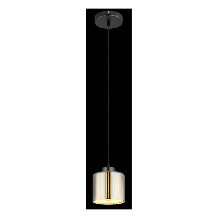 Globo - Luster na sajli 1xE27/60W/230V sjajni krom pr. 14 cm
