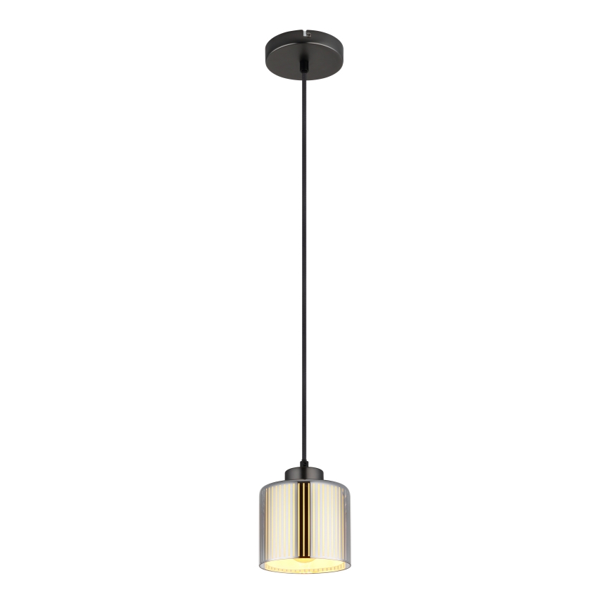 Globo - Luster na sajli 1xE27/60W/230V sjajni krom pr. 14 cm
