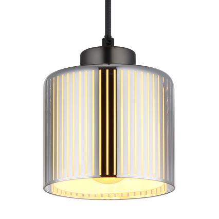 Globo - Luster na sajli 1xE27/60W/230V sjajni krom pr. 14 cm