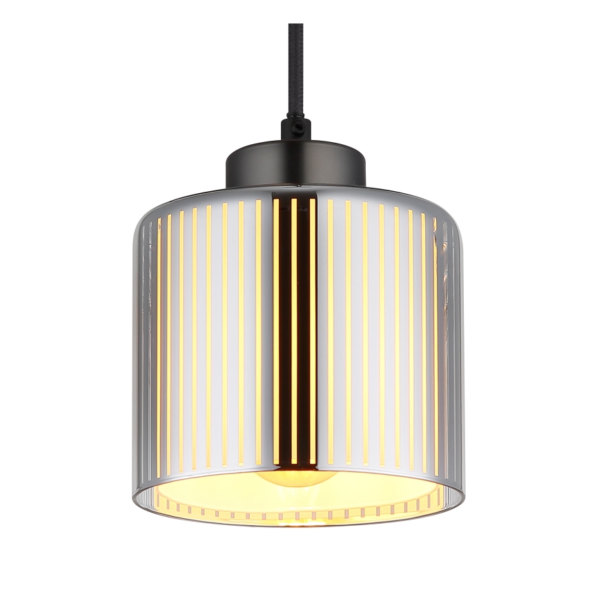 Globo - Luster na sajli 1xE27/60W/230V sjajni krom pr. 14 cm