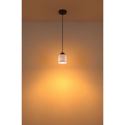 Globo - Luster na sajli 1xE27/60W/230V sjajni krom pr. 14 cm