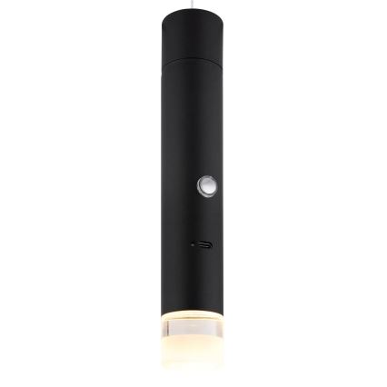 Globo - LED prigušiva dodirna punjiva svjetiljka 2u1 LED/2W/230/5V crna