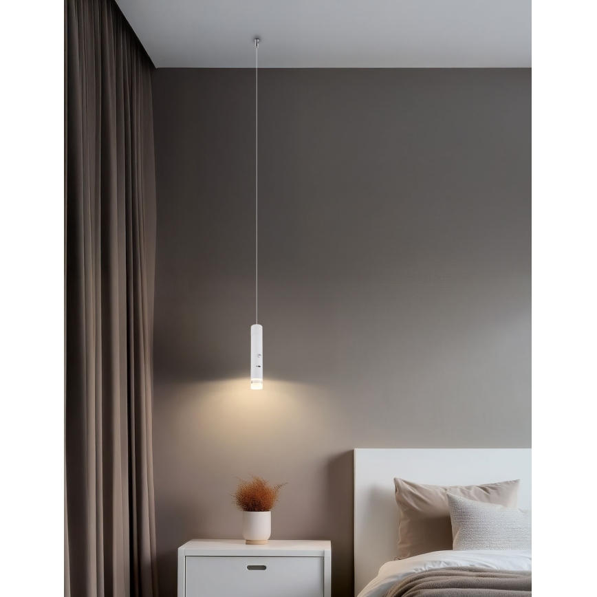 Globo - LED punjiva svjetiljka na dodir s prigušivanjem 2u1 LED/2W/230/5V bijela