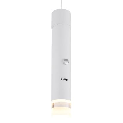 Globo - LED punjiva svjetiljka na dodir s prigušivanjem 2u1 LED/2W/230/5V bijela