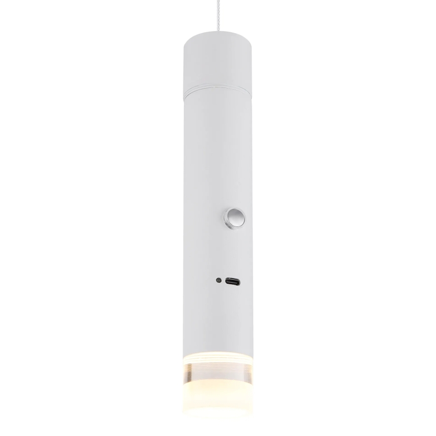 Globo - LED punjiva svjetiljka na dodir s prigušivanjem 2u1 LED/2W/230/5V bijela