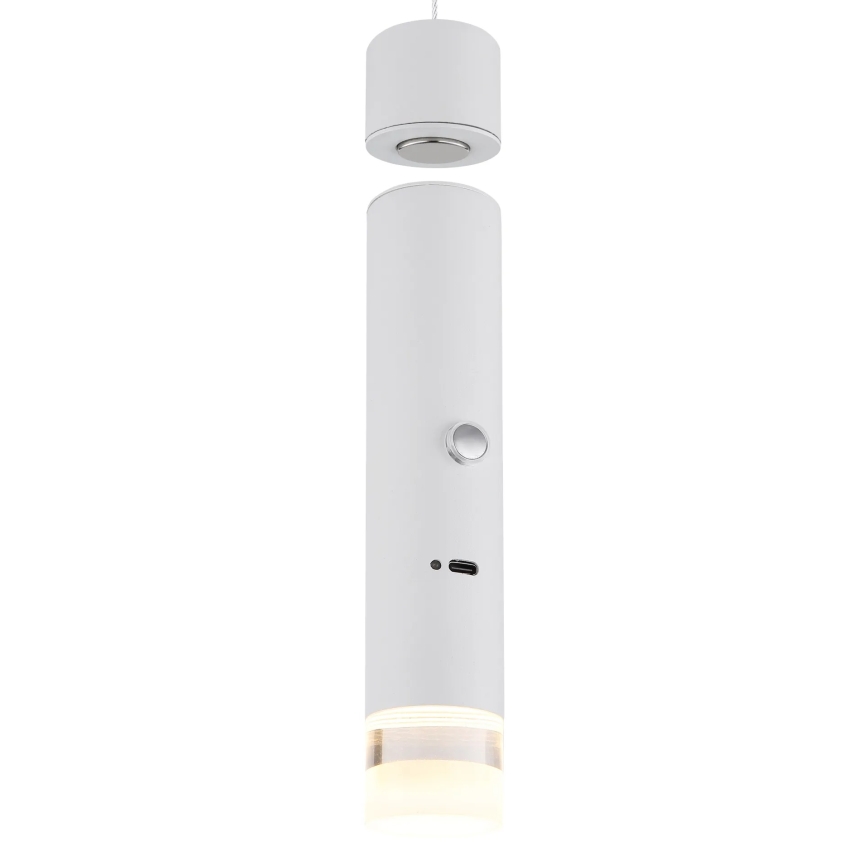 Globo - LED punjiva svjetiljka na dodir s prigušivanjem 2u1 LED/2W/230/5V bijela