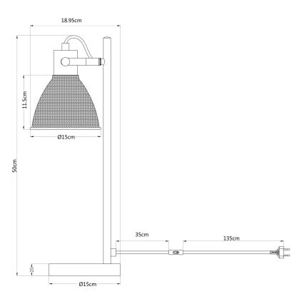 Globo - Stolna lampa 1xE14/40W/230V