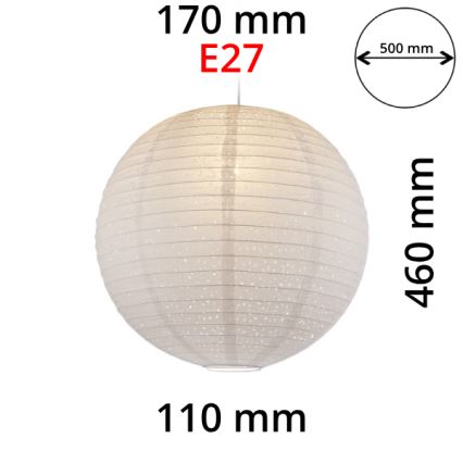 GLOBO 16911 - Sjenilo za luster VARYS E27 pr.50 cm