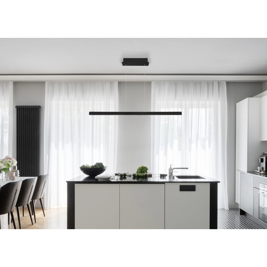 Globo - LED luster na sajli s mogućnošću prigušivanja i dodirnim upravljanjem LED/43W/230V 4000K crni