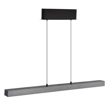 Globo - LED luster s dodirnim prigušivanjem na sajli LED/39W/230V 2700/4000/6000K siva