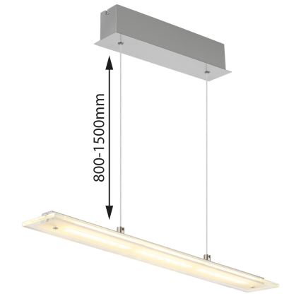 Globo - LED luster s dodirnim prigušivanjem na sajli LED/12W/230V 3000/4000/6500K
