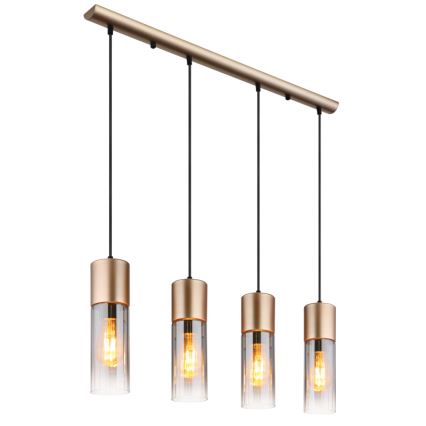 Globo - Luster na sajli 3xE27/25W/230V brončana