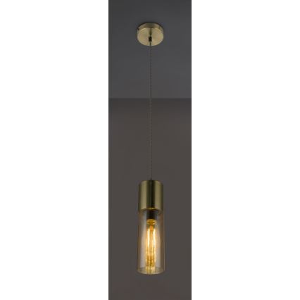 Globo - Luster na sajli 1xE27/25W/230V pr. 10,5 cm mesing