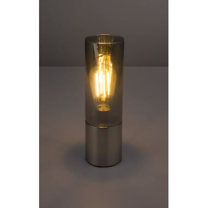 Globo - Stolna lampa na dodir 1xE27/25W/230V pr. 9 cm mat krom