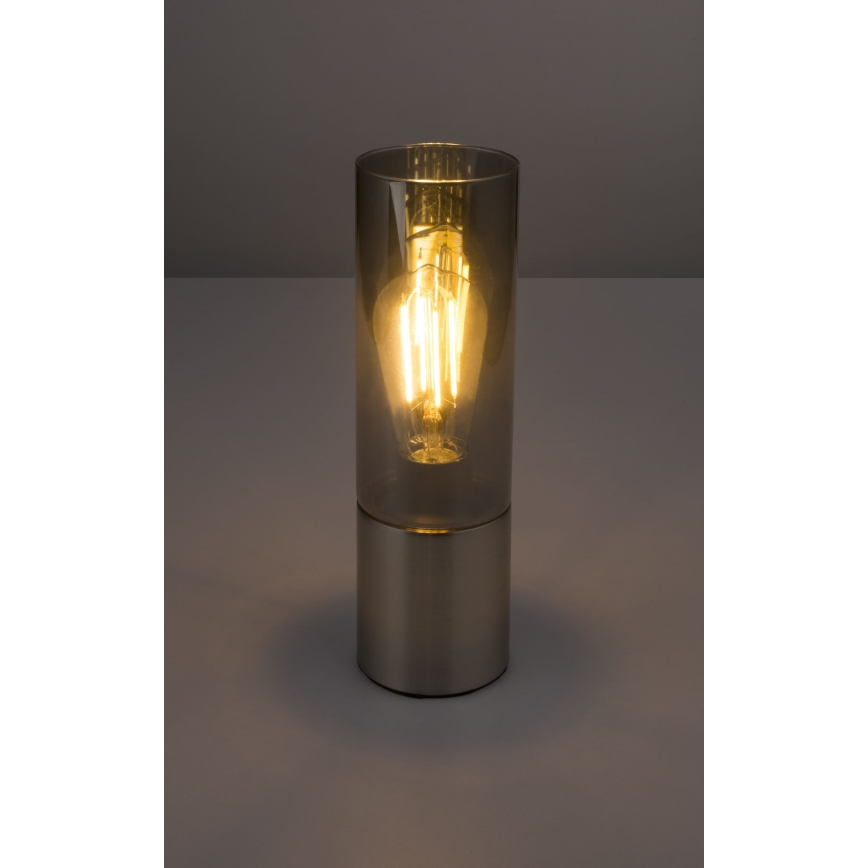 Globo - Stolna lampa na dodir 1xE27/25W/230V pr. 9 cm mat krom