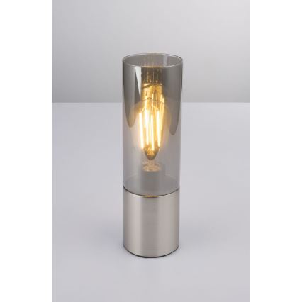 Globo - Stolna lampa na dodir 1xE27/25W/230V pr. 9 cm mat krom