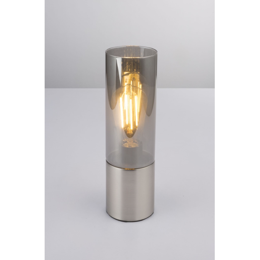 Globo - Stolna lampa na dodir 1xE27/25W/230V pr. 9 cm mat krom