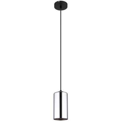 Globo - Luster na sajli 1xE27/25W/230V pr. 11 cm crna