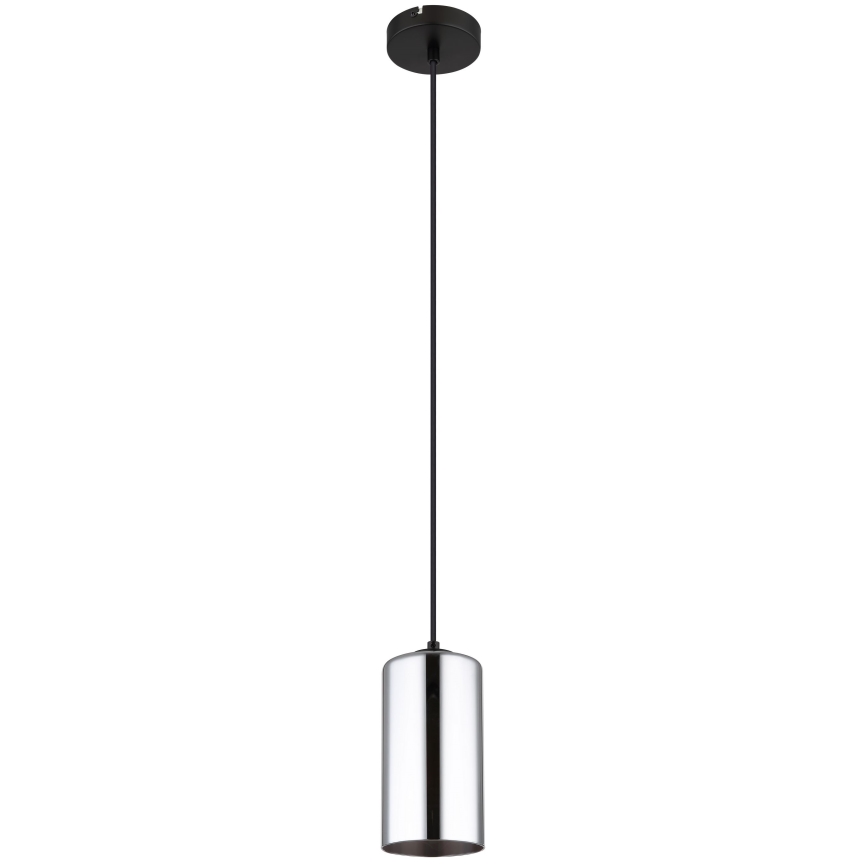 Globo - Luster na sajli 1xE27/25W/230V pr. 11 cm crna