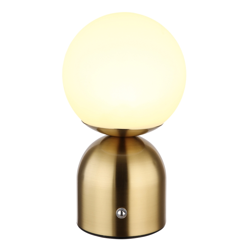 Globo - LED Prigušiva stolna lampa na dodir LED/2,5W/3,7V 2700K/4000K/6500K 1800 mAh USB mesing