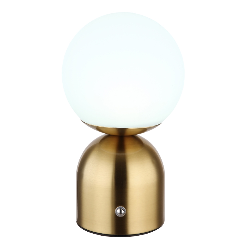 Globo - LED Prigušiva stolna lampa na dodir LED/2,5W/3,7V 2700K/4000K/6500K 1800 mAh USB mesing