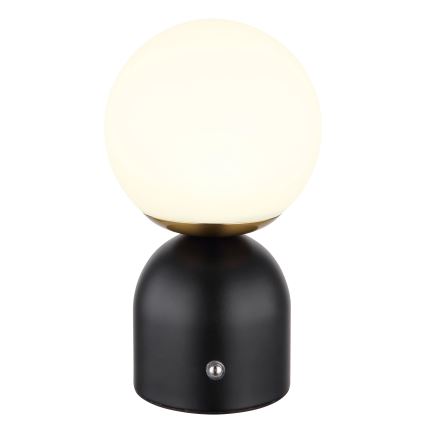 Globo - LED Prigušiva stolna lampa na dodir LED/2,5W/3,7V 2700/4000/65000K 1800 mAh USB crna