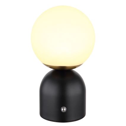Globo - LED Prigušiva stolna lampa na dodir LED/2,5W/3,7V 2700/4000/65000K 1800 mAh USB crna