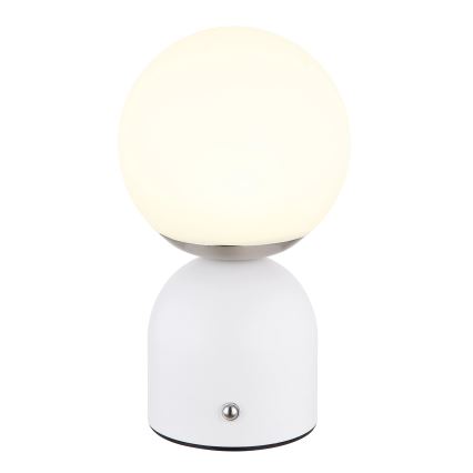 Globo - LED Prigušiva stolna lampa na dodir LED/2,5W/3,7V 2700/4000/6500K 1800 mAh USB bijela