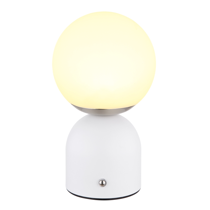 Globo - LED Prigušiva stolna lampa na dodir LED/2,5W/3,7V 2700/4000/6500K 1800 mAh USB bijela