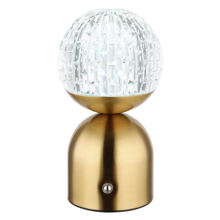 Globo - LED stolna lampa s dodirnim upravljačem, prigušivač LED/2,5W/3,7V 2700/4000/6500K 1800 mAh USB mesing