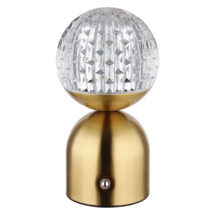 Globo - LED Prigušiva stolna lampa na dodir LED/2,5W/3,7V 2700/4000/6500K 1800 mAh USB mesing