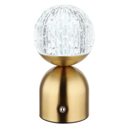 Globo - LED Prigušiva stolna lampa na dodir LED/2,5W/3,7V 2700/4000/6500K 1800 mAh USB mesing
