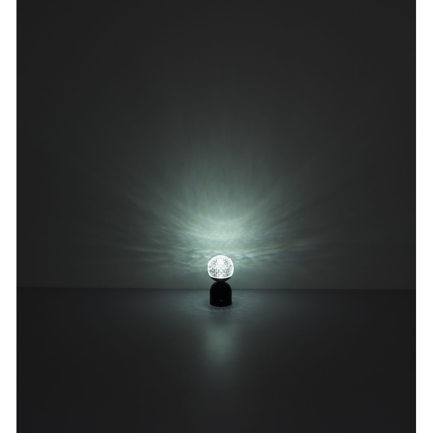 Globo - LED Prigušiva stolna lampa na dodir LED/2,5W/3,7V 2700/4000/6500K 1800 mAh USB crna