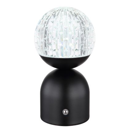 Globo - LED Prigušiva stolna lampa na dodir LED/2,5W/3,7V 2700/4000/6500K 1800 mAh USB crna