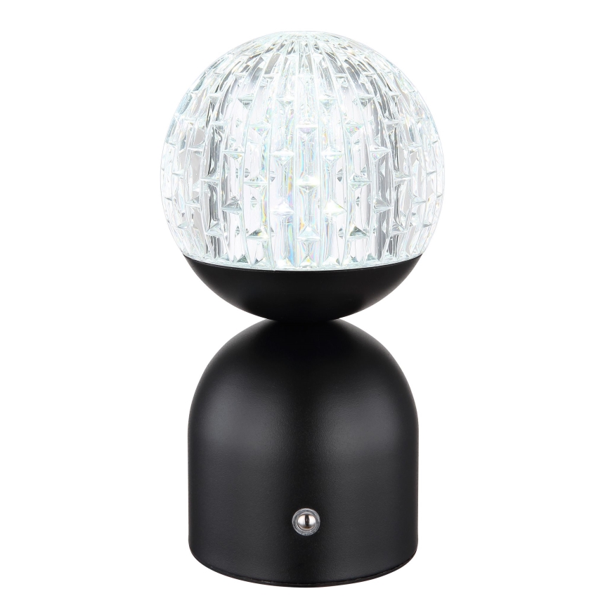 Globo - LED Prigušiva stolna lampa na dodir LED/2,5W/3,7V 2700/4000/6500K 1800 mAh USB crna