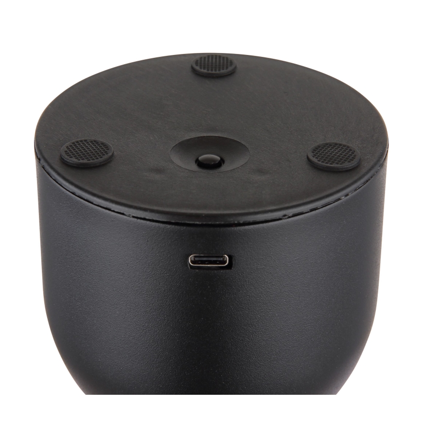 Globo - LED Prigušiva stolna lampa na dodir LED/2,5W/3,7V 2700/4000/6500K 1800 mAh USB crna