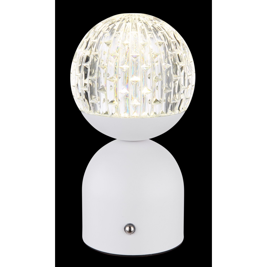Globo - LED Prigušiva stolna lampa na dodir LED/2,5W/3,7V 2700/4000/65000K 1800 mAh USB bijela