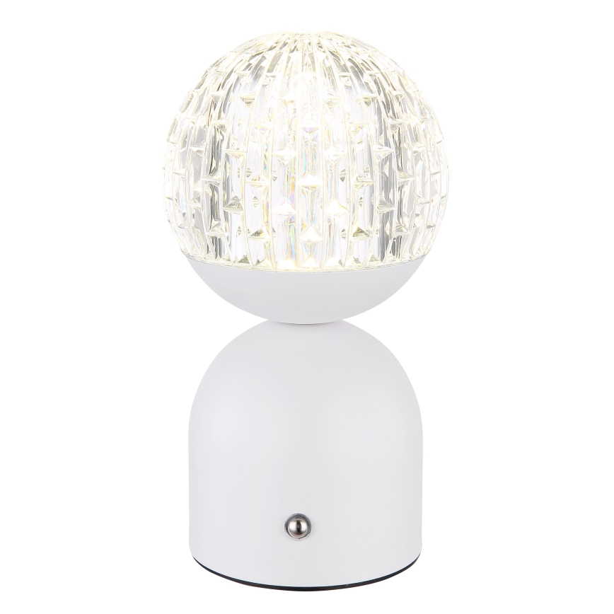 Globo - LED Prigušiva stolna lampa na dodir LED/2,5W/3,7V 2700/4000/65000K 1800 mAh USB bijela
