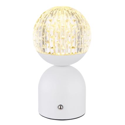 Globo - LED Prigušiva stolna lampa na dodir LED/2,5W/3,7V 2700/4000/65000K 1800 mAh USB bijela