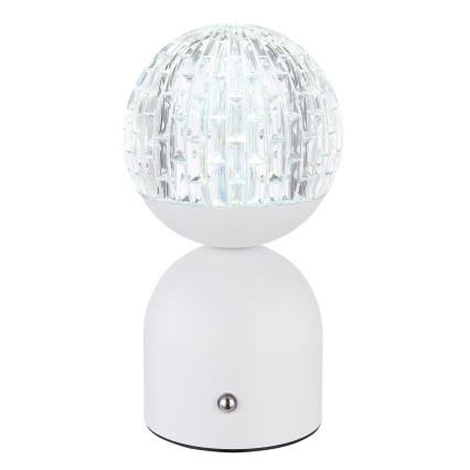 Globo - LED Prigušiva stolna lampa na dodir LED/2,5W/3,7V 2700/4000/65000K 1800 mAh USB bijela