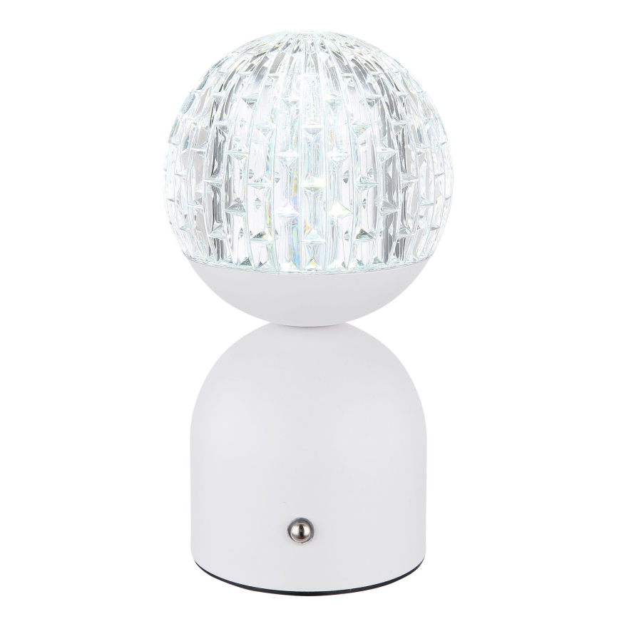 Globo - LED Prigušiva stolna lampa na dodir LED/2,5W/3,7V 2700/4000/65000K 1800 mAh USB bijela
