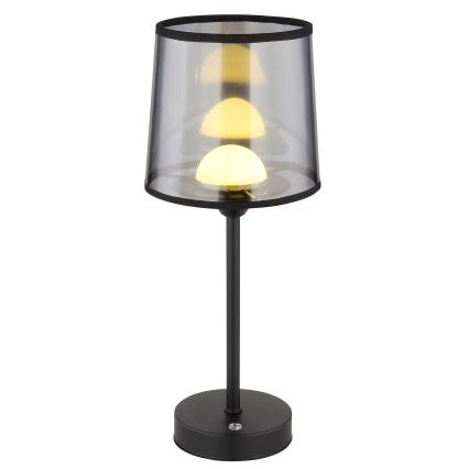 Globo - LED Prigušiva punjiva dodirna stolna lampa LED/2,5W/3,7V 2700/4000/6500K 1800 mAh crna