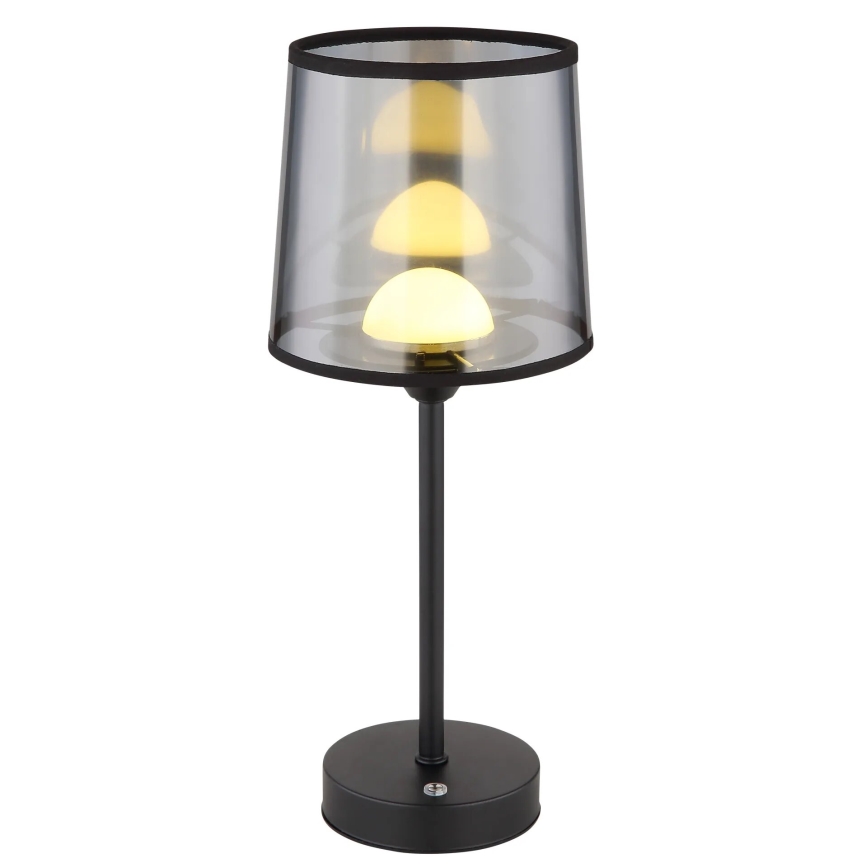 Globo - LED Prigušiva punjiva dodirna stolna lampa LED/2,5W/3,7V 2700/4000/6500K 1800 mAh crna